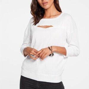 Chaser- Ribbed 3/4 Sleeve Vented Dolman Pullover